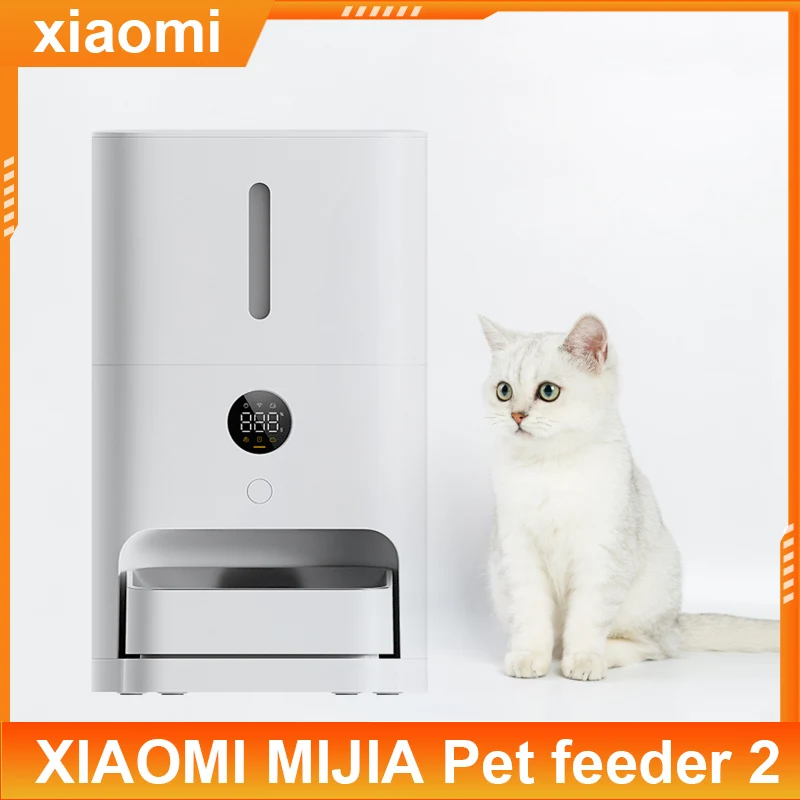 

Xiaomi Mijia Smart Pet Feeder 2 Automatic Feeding 5L Large Granary Moisture-proof Cats Dogs Feeder Works with Mijia APP