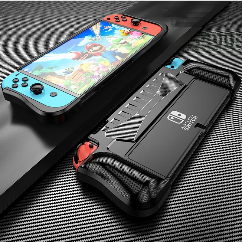 Coque de protection pour Nintendo Switch OLED, coque en TPU, confortable et ergonomique, Dockabel, mise à niveau