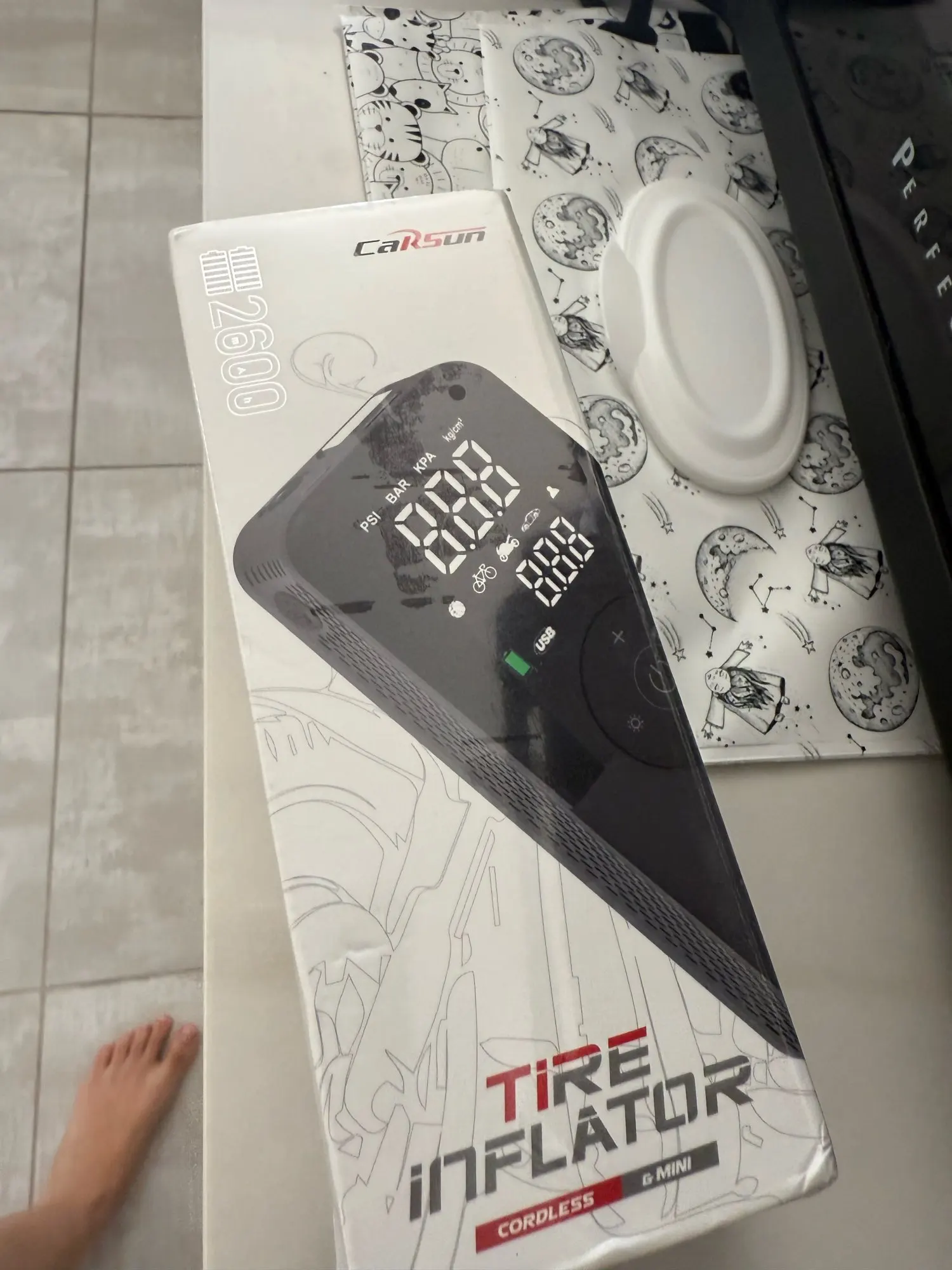 VanVolt AirGo™ Cordless Digital Tyre Inflator - Portable 150 PSI Air Pump photo review