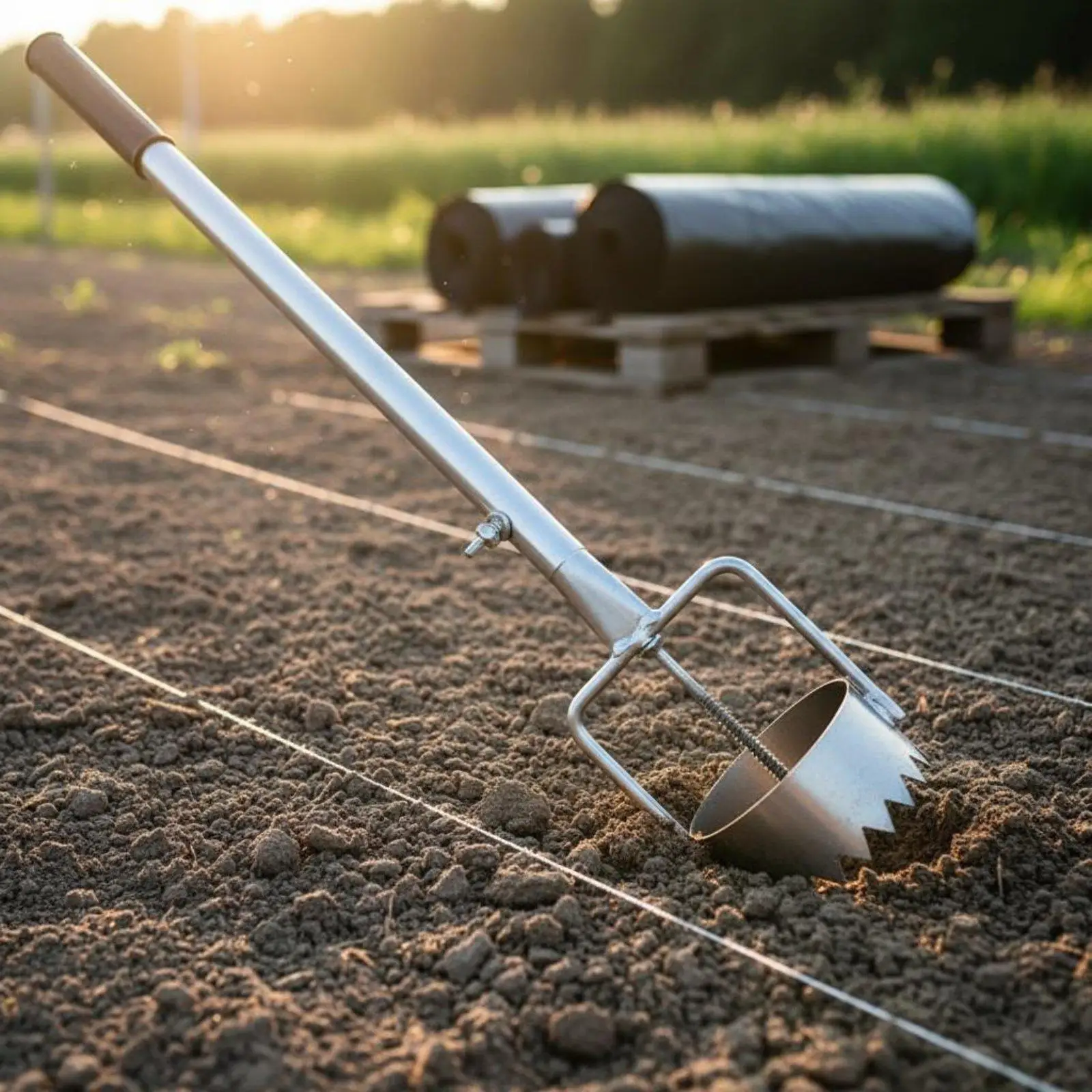 Plastic Film Punching Tool Agricultural Film Opener Multi-Purpose Plastic Film Punching Tool For Crops Vegetables Melon Seedling