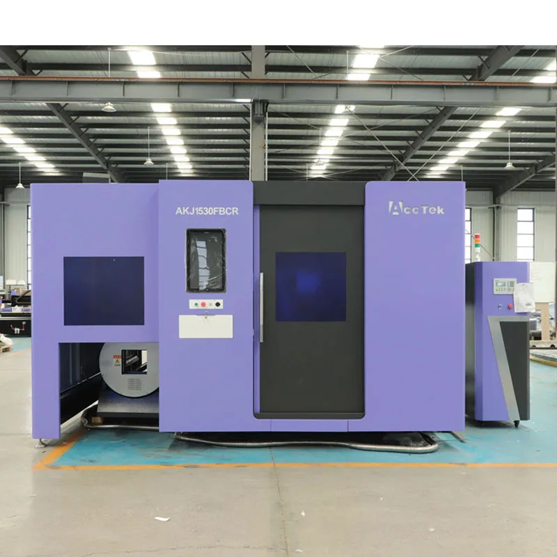 Cnc Fiber Laser Cutting Machine with Switching Platform Fiber Laser Cutting Machine with Rotary Made in China