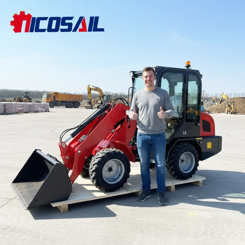 

Professional Telescopic Loader for Stable Heavy Duty Mini Telehandler for Livestock Farm with Deposit