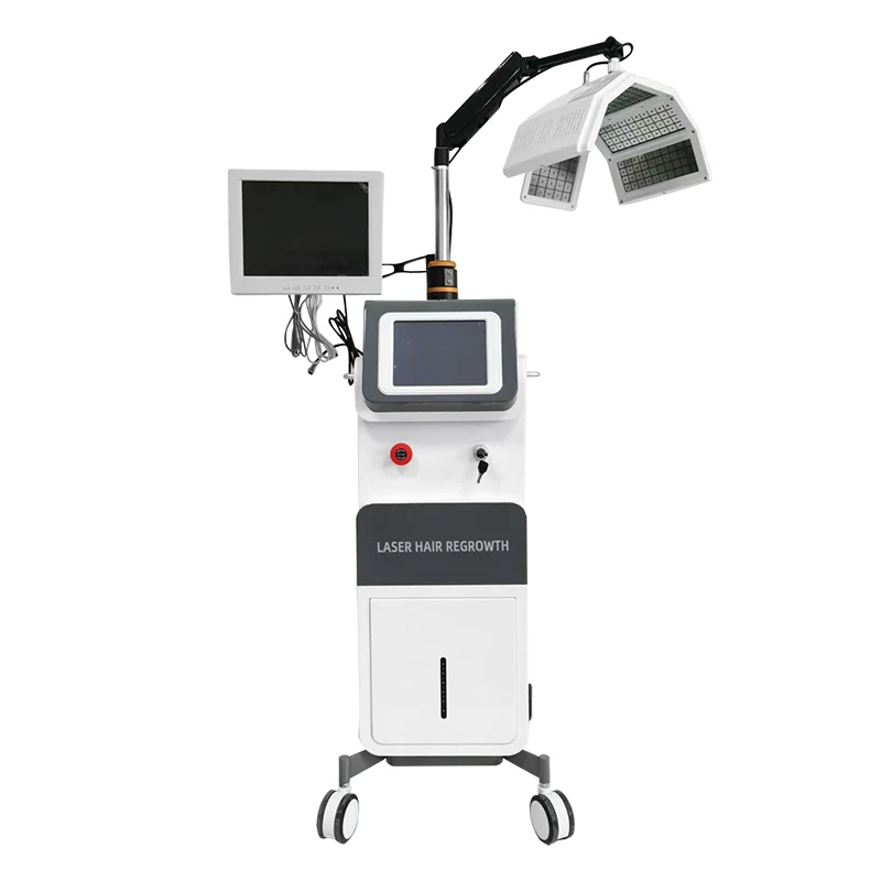 Diode Laser Hair Regrowth With Diodes 650nm PDT red light therapy machine for hair loss treatment  regrowth scalp care