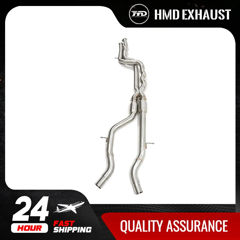 

HMD Stainless Steel Exhaust System for BMW M3 M4 F80 F82 F83 S55 Engine 3.0T Equal Length Middle Pipe