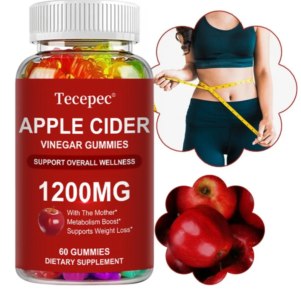 Apple Cider Vinegar Gummies - Promote Metabolism and Digestion, Detox, Gut and Immune Health