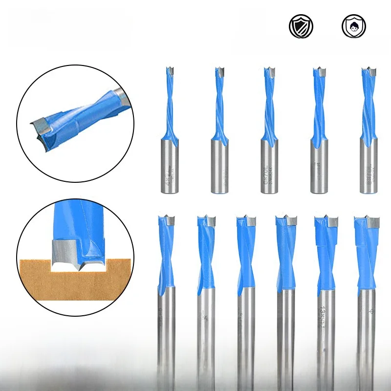 XCAN 1pc 4-14mm drewna wiertła forstnera lewy obrót frez wiertła do wiercenia wiertarki 2 flet Router wiertła — zdjęcie 2