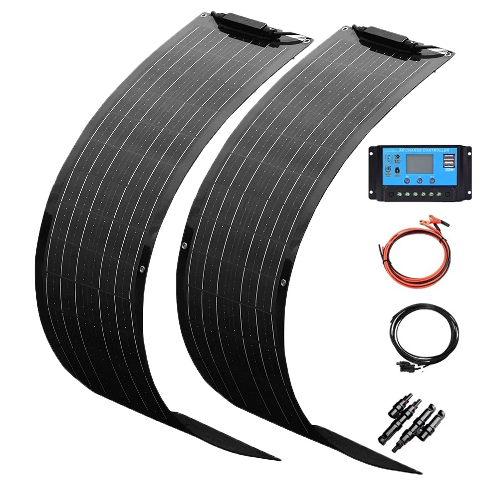 XINPUGUANG 100W Flexibel Zonnepaneel Monokristallijn Silicium 50W 100 Watt Zonnepanelen Voor Boot Auto Camper Jacht 12v/24V Batterij Lading 50 w Solar Panel 100 W Solar Panels Solar cell kit module - afbeelding 2