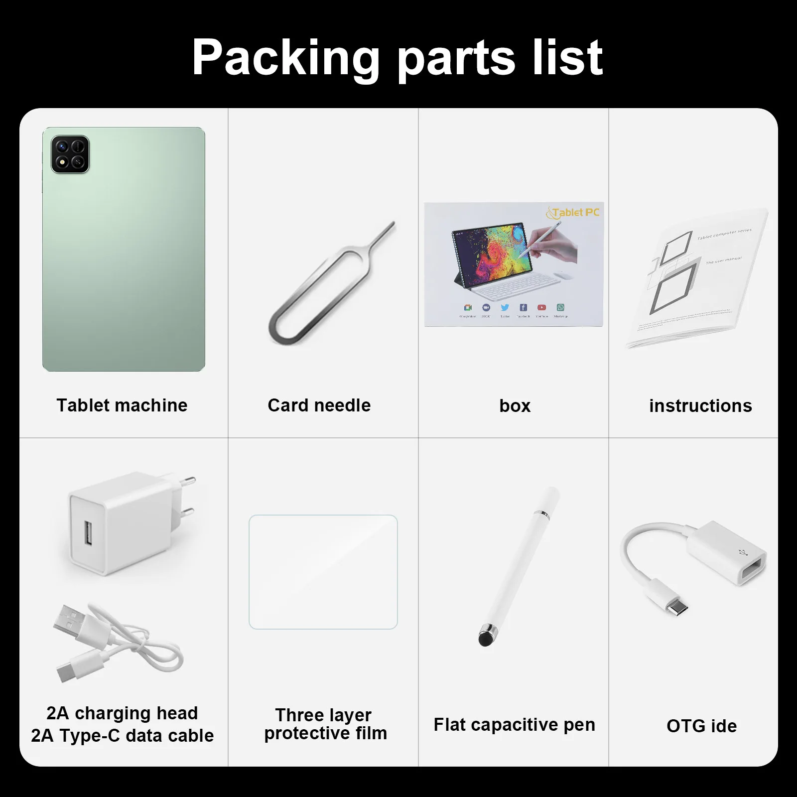 Pad 7 Pro 2025 Oryginalny Tablet 10,1 cala Android 14 Global Snapdragon870 10 rdzeni 16 GB + 1024 GB 10000 mah 5G Dual SIM WIFI