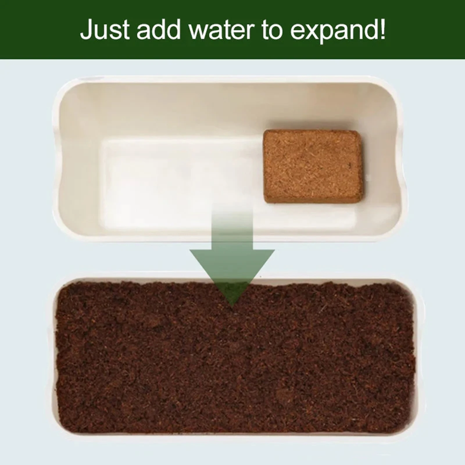 Soil Coconut Fibre Terrarium Substrate Coconut Coir Brick Vegetable Soil Bed Coco Coir for Plants Worm Bedding Composting Garden