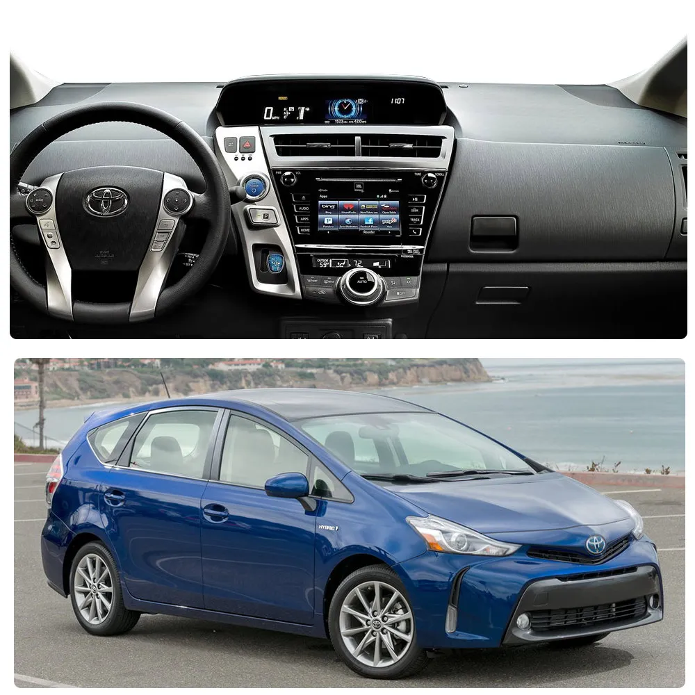 Dashboard Pads Protective For Toyota Prius v α Mebius Grand Prius+ 2012 ~2022 Car Accessories Dash Board Carpet 2013 2014 2015