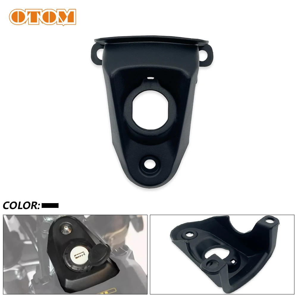 OTOM Motorcycle USB Port Installation Cover For SURRON Ultra Bee Electric Dirt Bike Polypropylene Charging Dock Protector Guard