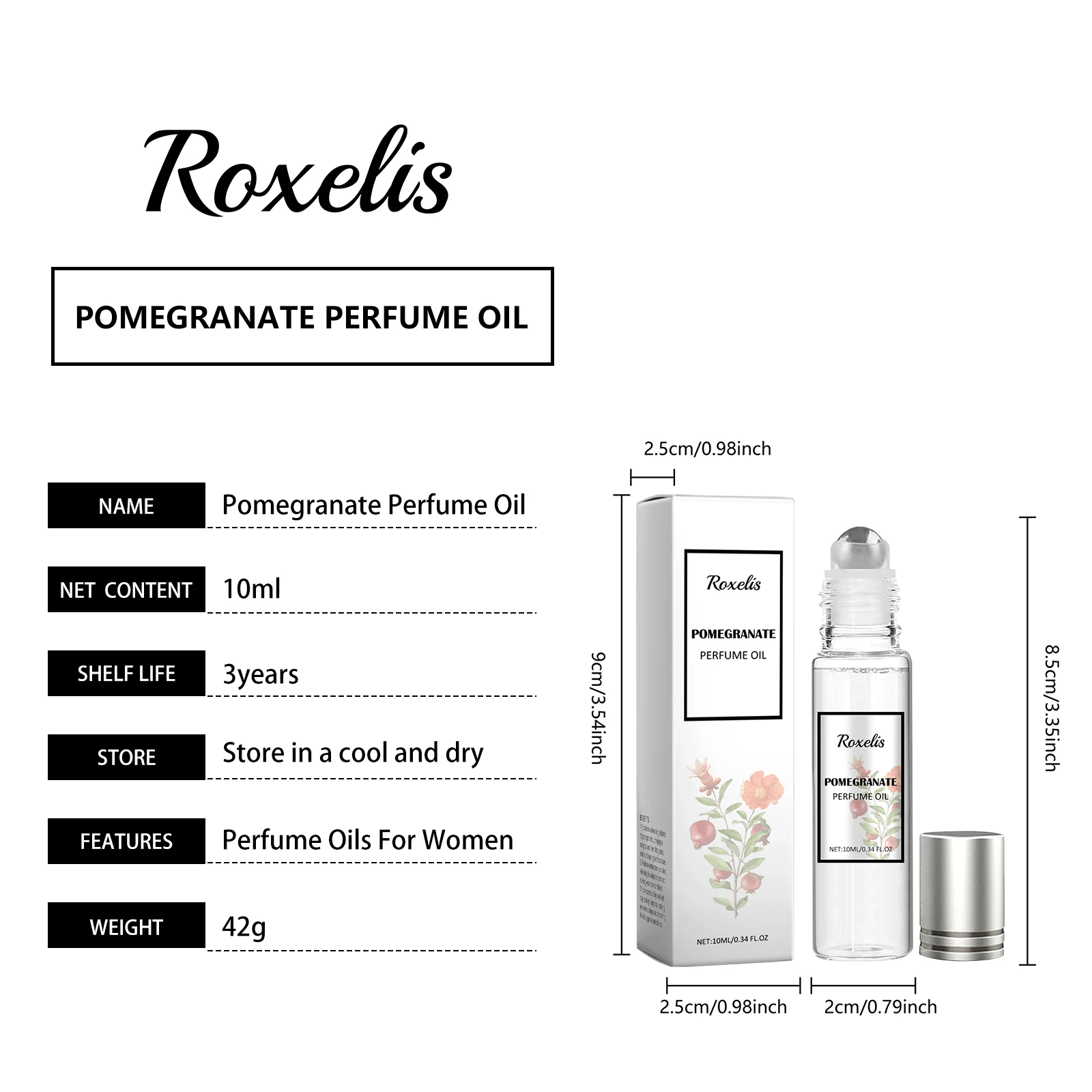 Roxelis granaatappel eau de cologne met jasmijn lelie en roos_voghion.com
