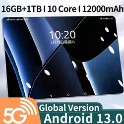 2024 5G 11.6 Inch Tablet Android Global Version Tablet Pc 16GB Ram 1TB Rom Android 13.0 12000mAh Network Bluetooth free shipping