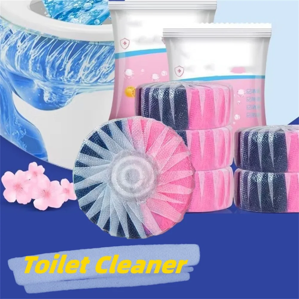 Automatic Toilet Bowl Cleaner Effervescent Tablet Bathroom Freshener Deodorization Stain Remover House Supplies