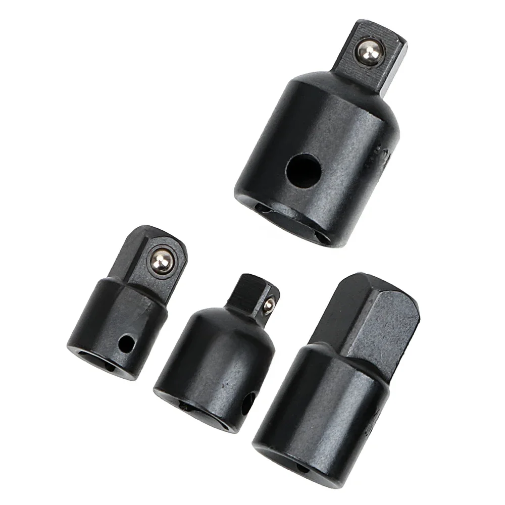 DIYWORK CR-V acier au Chrome Vanadium réducteur manchon clé adaptateur jeu de clés convertisseur clé à cliquet douille 4 pièces 1/4 3/8 1/2