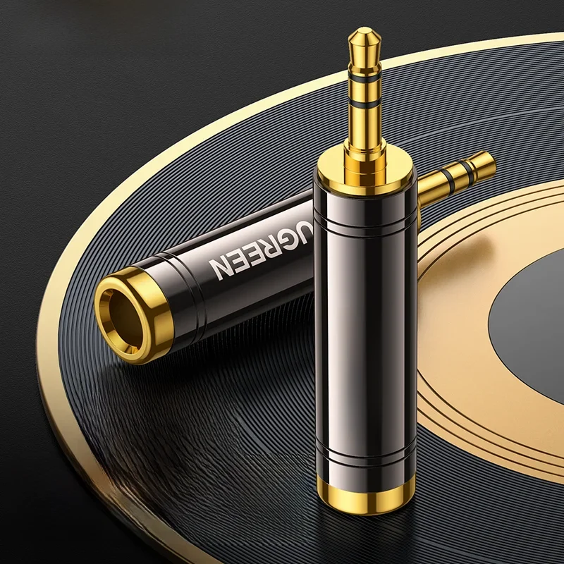 UGREEN Adapter 3.5mm na 6.5mm 6.35mm 1/4 Pozłacany Miedziany Męski na AUX Żeński na Jack Mono Adapter Złącze Audio — zdjęcie produktu 7
