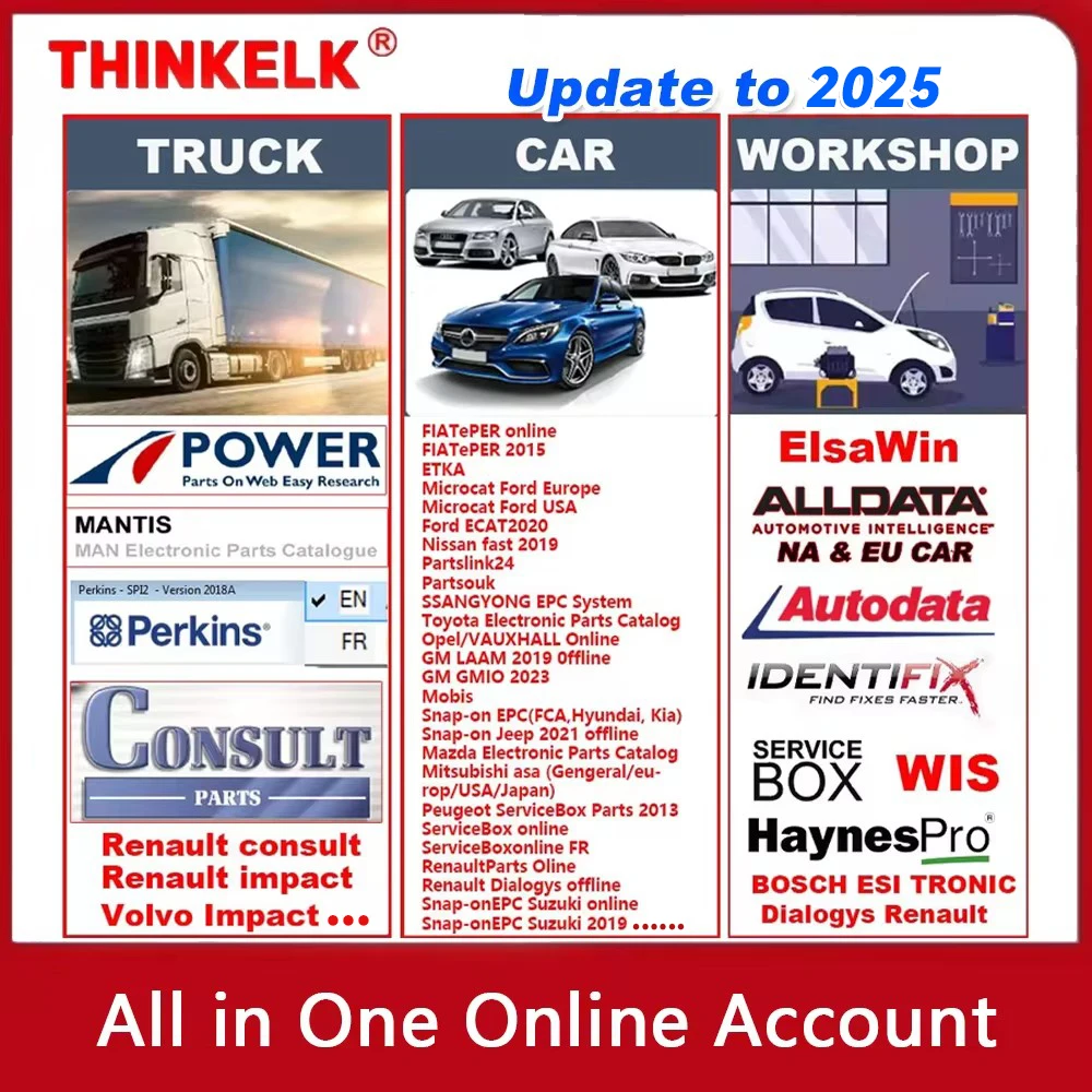 

2025 Newest Online Account for Alldata Autodata Full Pack All Data Auto Data Haynes PRO WIS Service Box Workshop Repair Software