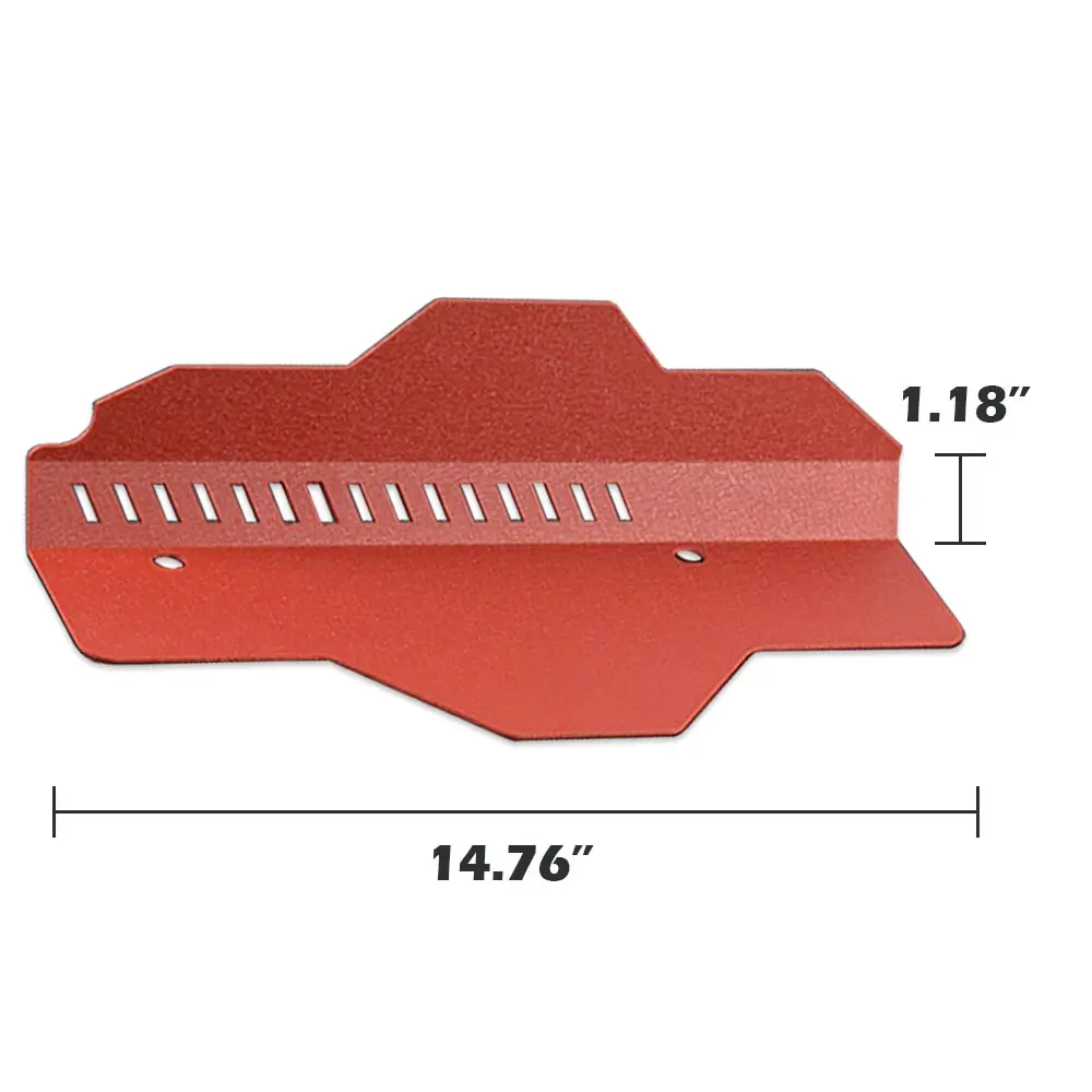 Car Radiator Guard and Pulley/Belt Cover Combo Set, Suitable for Subaru Wrx and Sti 2002-2007, Red Radiator Guard, Durable and Stable Construction