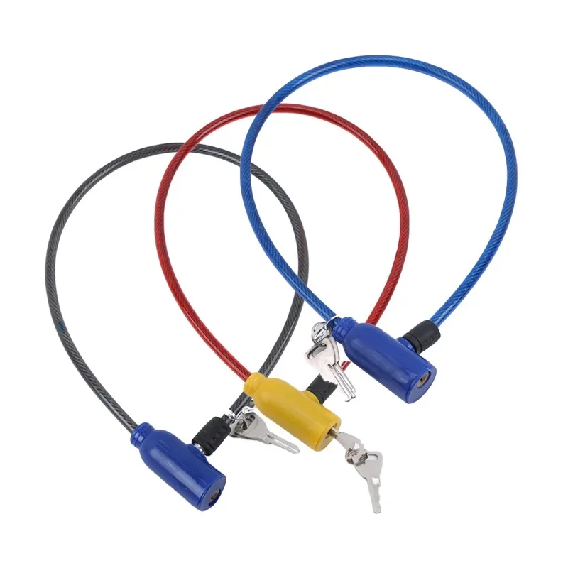 AliExpress Multi-purpose Bicycle Lock Exquisite Steel Cable Lock Outdoor Bike anti-theft Lock Mountain Bike Wire Lock Accessories Security
