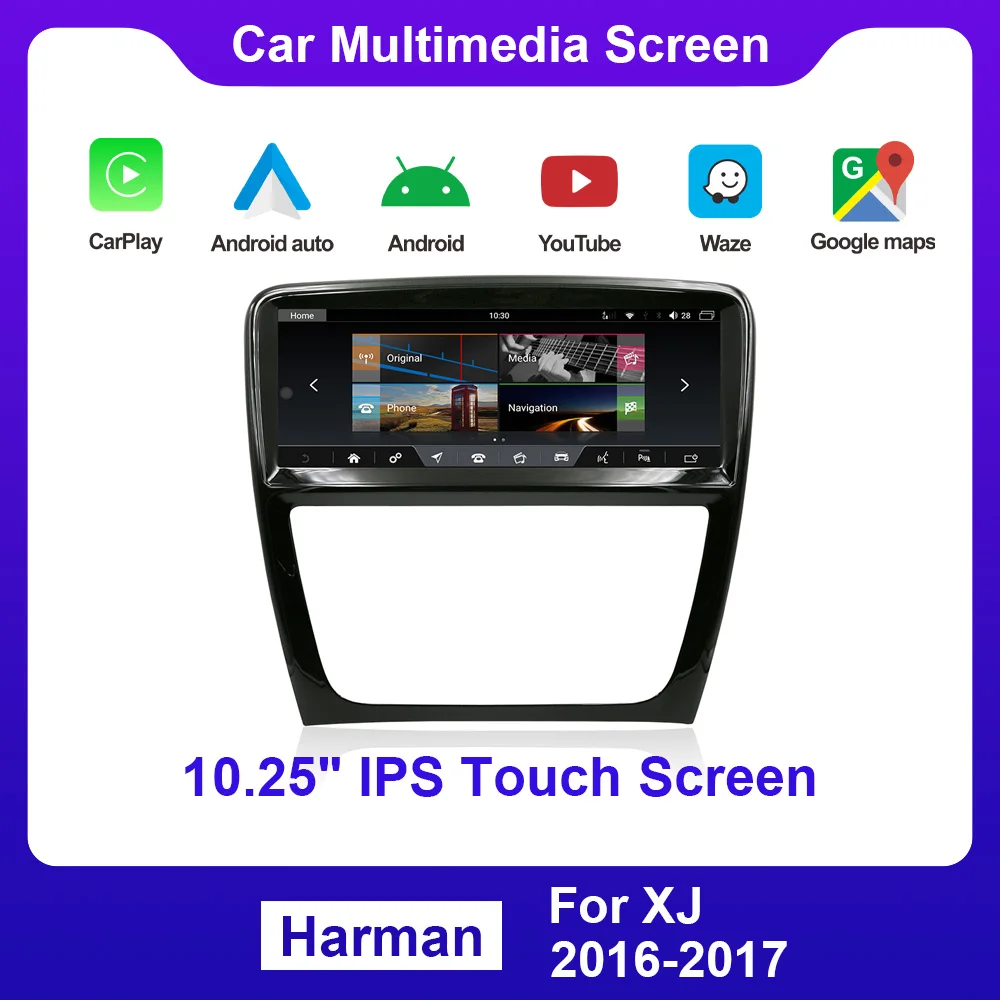 

Android11.0 10.25'' Multimedia System DVD Radios Navigation GPS For Jaguar XJ OEM Harman 2016-2018 Wireless Carplay