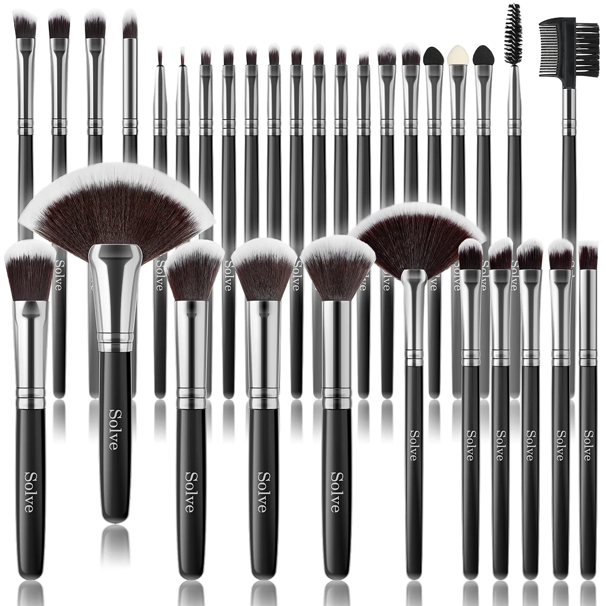 Ensemble de pinceaux de maquillage professionnels, brosse de mélange douce et moelleuse, correcteur de cils cosmétique, poudre et fard à joues, beauté, 18-32 pièces