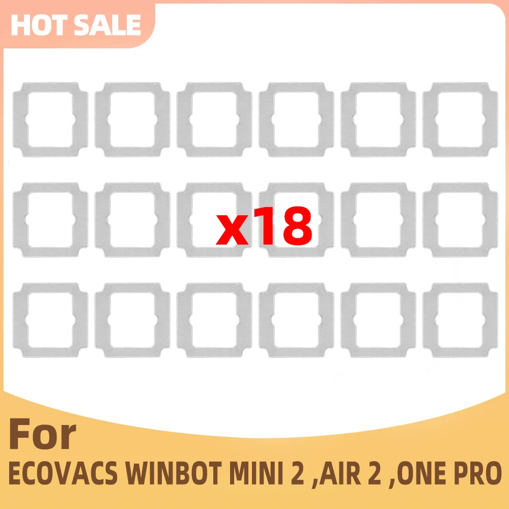 Mop Pad Compatible for ECOVACS WINBOT MINI 2 ,AIR 2 ,ONE PRO Window Cleaner Washable Replacement Accessories