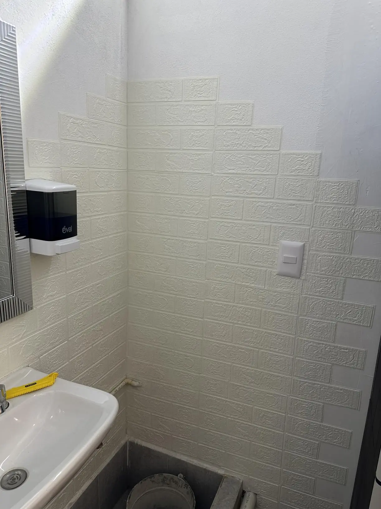 70cmx1/5/10m 3D Wallpaper Decoration Self-adhesive Antique Foam Brick Wallpaper Living Room Bedroom Waterproof 3d Wall Sticker photo review