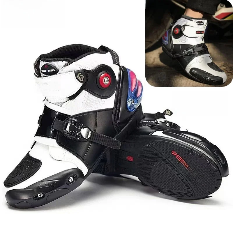 AliExpress PRO-BIKE Waterproof All-season Motorcycle Riding Shoes for Men and Women Off-road Racing Boots Motorbike Rider Boots