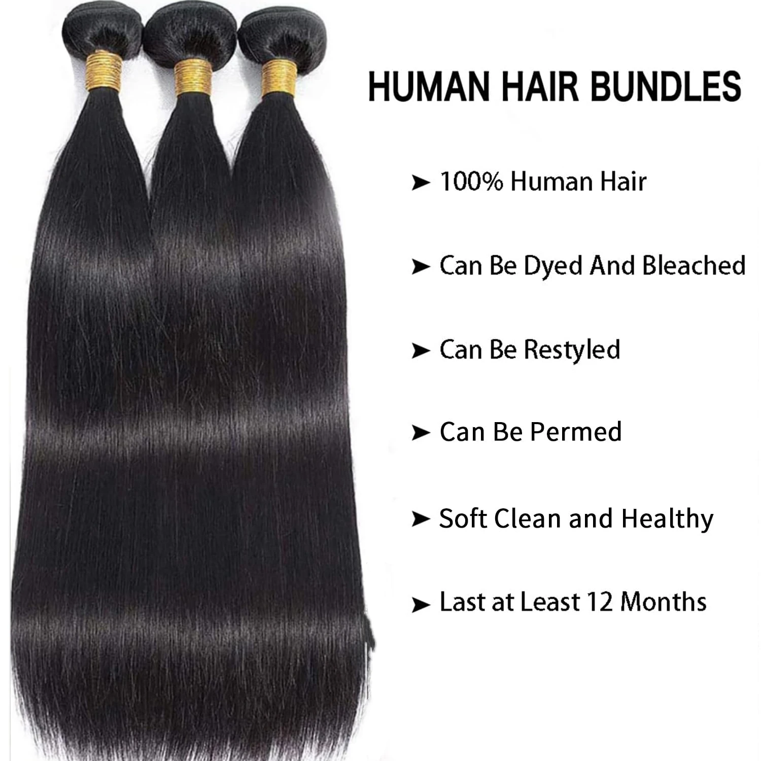 ストレート 1 3 バンドル 100% 人毛バージンレミーヘアストレート人毛バンドルナチュラルブラックバンドルウィーブヘアエクステンション