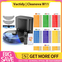 Vactidy Cleanova W11 Robot Vacuum Cleaner, Auto-Empty Station, LDS Laser Navigation, 5000Pa Powerful Suction, 2-in-1 Vacuum & Mop, Smart App & Voice Control, 3 Adjustable Modes, 150-Minute Long Runtime & Auto-Recharge with Resume, Multi-Sensor Protection