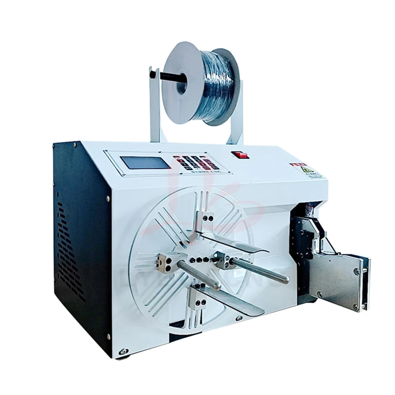 LY Cable Winding And Binding Machine Fully Automatic Small Cable Winding And Binding Machine Touch Screen Usb Data Cable Binding