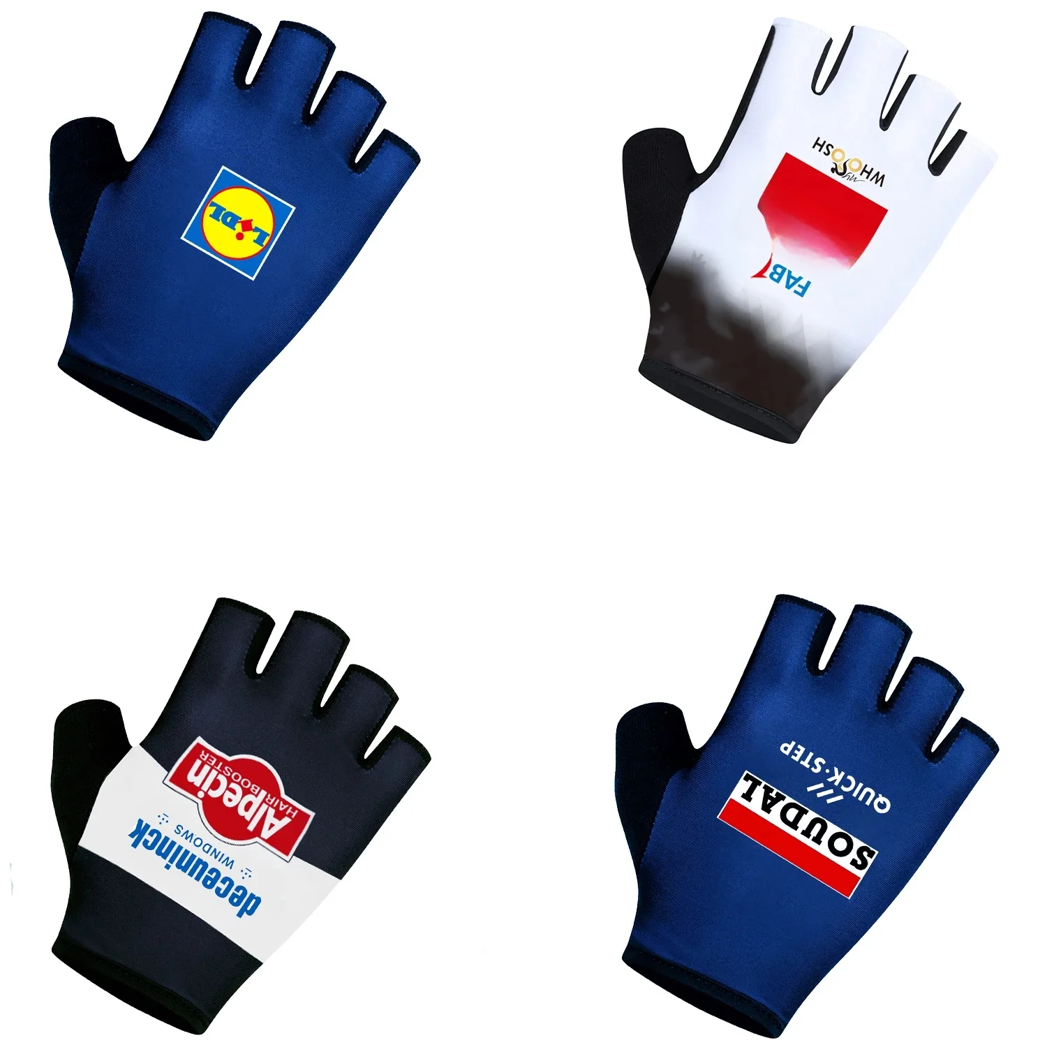 AliExpress EFAPEL New TERKKK Cycling Gloves Quick step Team Bike Gloves Half Finger MTB Fitness Glove Running Fitness Riding Bicycle Sports Gloves