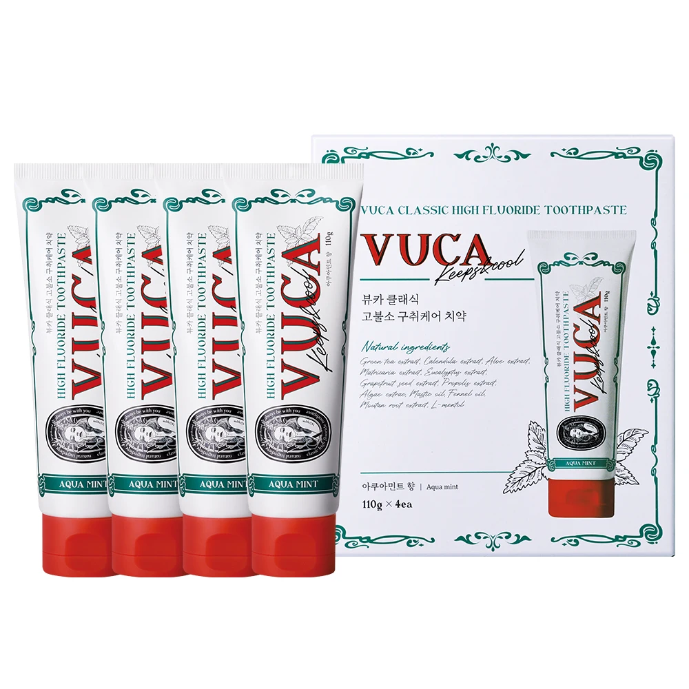 [Supplement Set] Buca Highly Fluoride Bad Breath Care Gum Toothpaste 3 Species 4 + 4