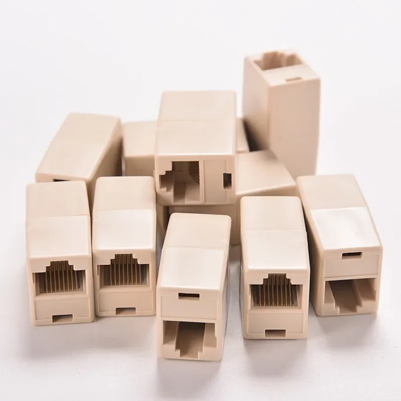 Uniwersalny RJ45 Cat5 8P8C złącze wtykowe łącznik do rozszerzenia szerokopasmowa sieć Ethernet przewód LAN Joiner Extender Plug — zdjęcie 2