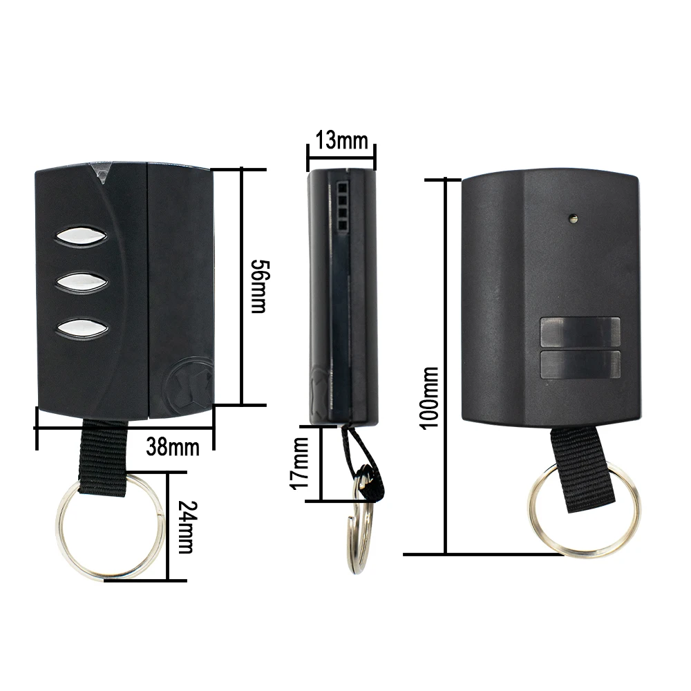 433MHz Wireless Key Fob for PUJOL VARIO Automatic Garage Gate Door Operator PUJOL Rolling Code Remote Control Opener Controller