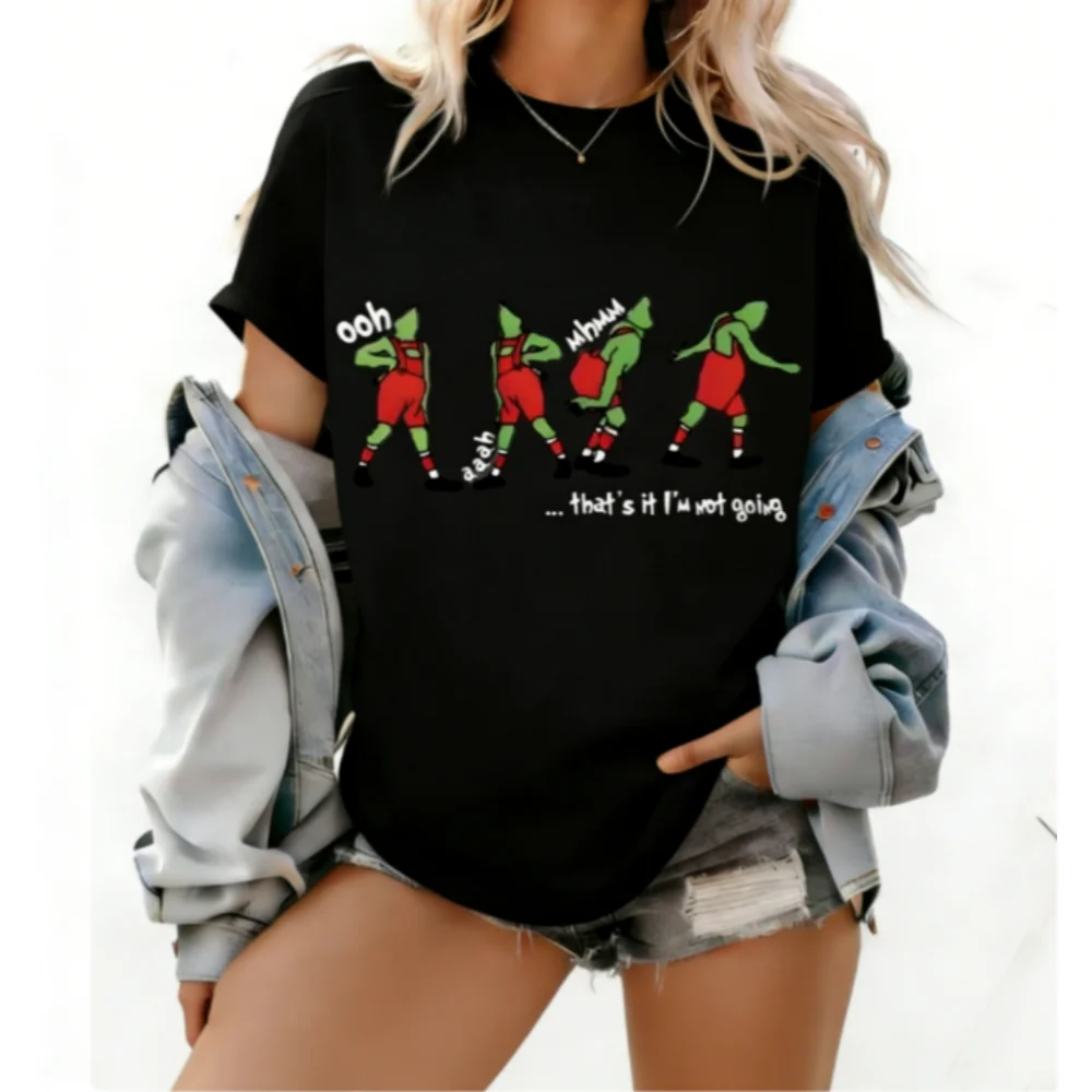 

Funny Character Design T Shirt Oversized Style Breathable Material Casual Daily Wear Fashion Forward Outfit For Daily Life