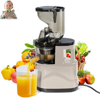 2025 New Juicer Machines 3.15inch Slow Cold Press Juicer with Large Feed Chute Cold Press Juicers for Vegetables and Fruits