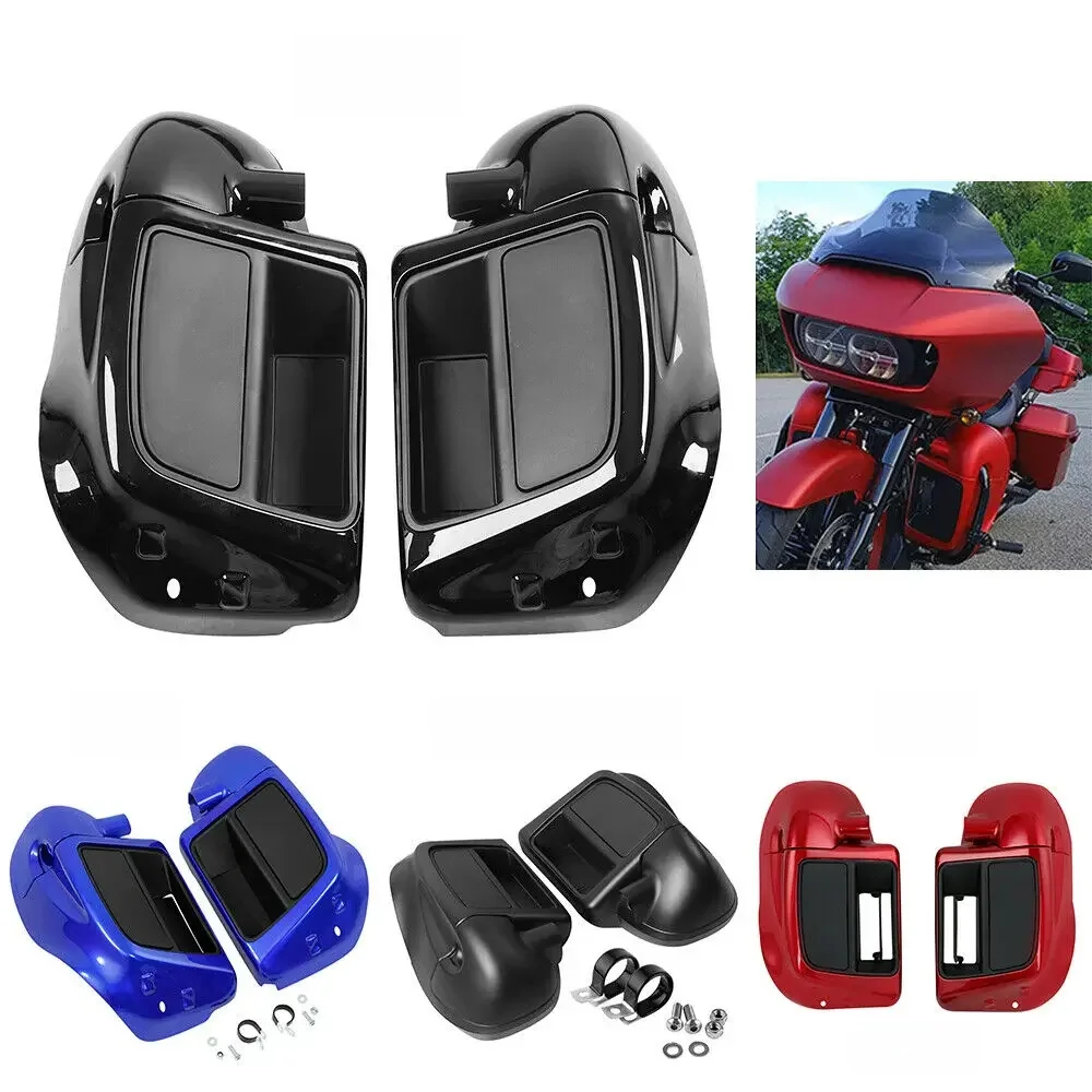Schowek na dolną wentylowaną nogę do motocykli Harley Touring Street Glide Road King Electra Glide 2014-2023 2015 2014 2018 — zdjęcie 2