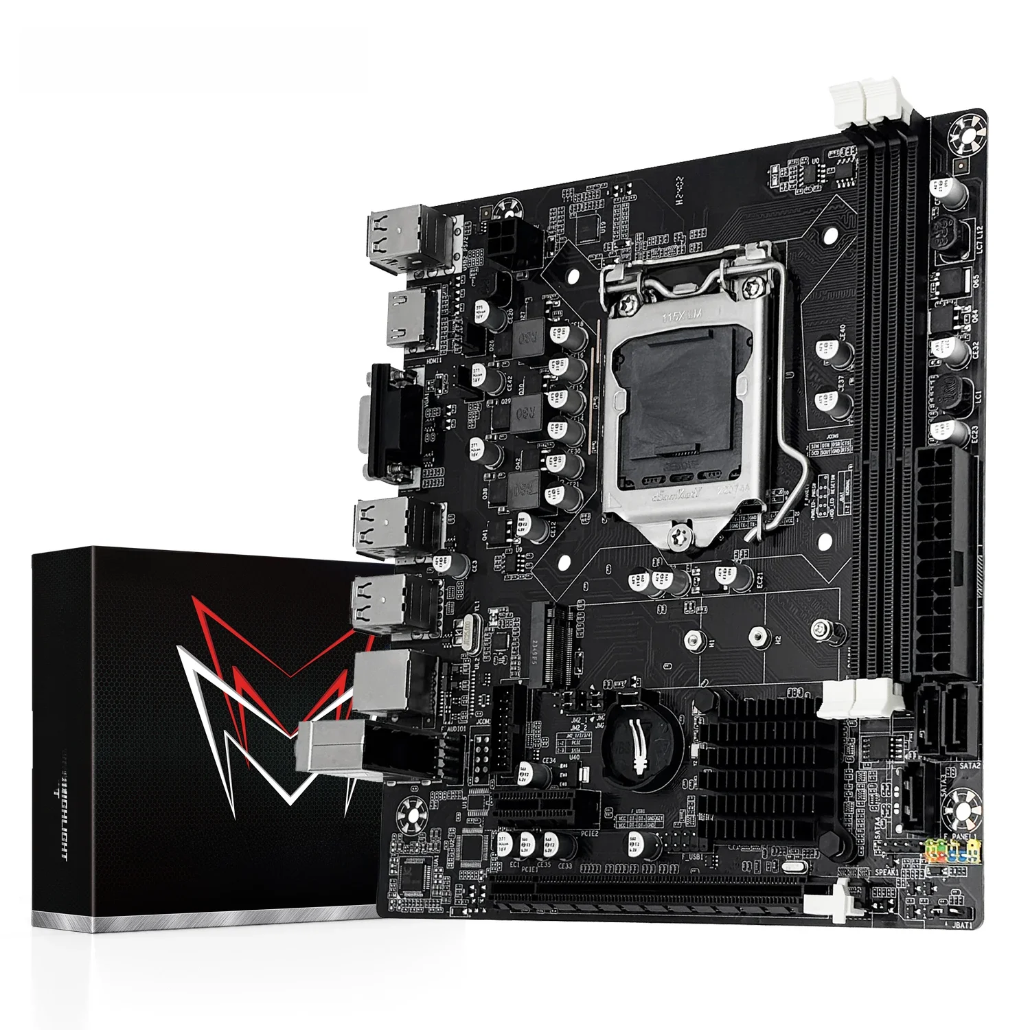 MACHINIST H61 Płyta główna LGA 1155 DDR3 RAM kompatybilna z procesorami Intel Core 2. i 3. generacji Obsługuje M.2 NVME SDD — zdjęcie 2