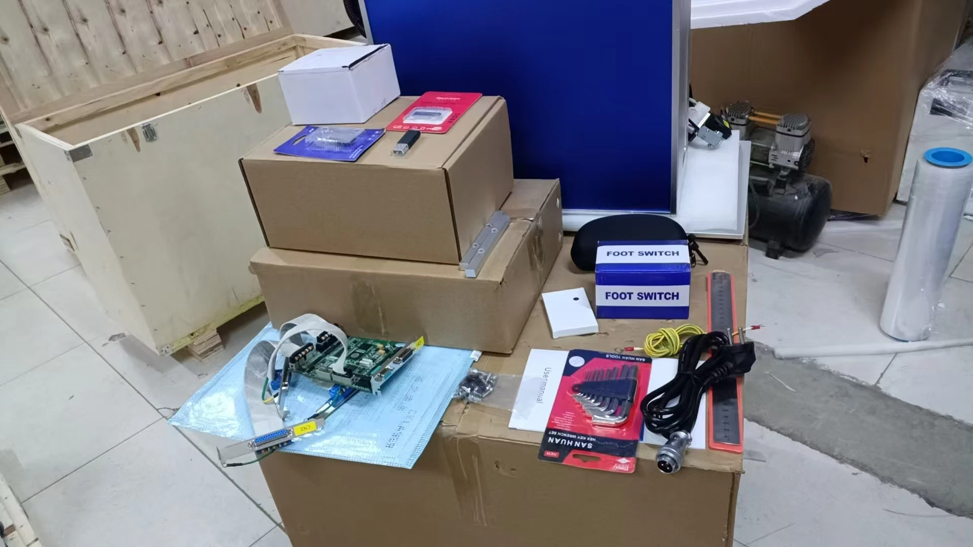 JPT 100w 3D Dynamic Laser Marking Machine