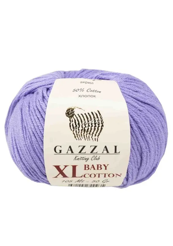 Gazzal Baby Cotton XL Hand Knitting Yarn, 50 Grams 150 Meters, Thread, Crochet, Bath Sponge, Cardigan, Blouse, Quality, Beret, Hobby, Knit, Packs,