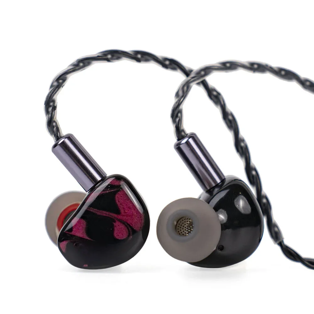 Linsoul Kiwi Ears Cadenza 10mm Beryliowy Dynamiczny Przetwornik IEM Drukowany w Technologii 3D z Odłączanym Wymiennym Złączem 2-pinowym i Kablem IEM 3.5mm — zdjęcie produktu 7
