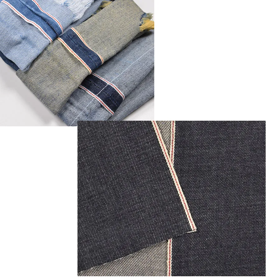 14.5 oz Raw Selvedge Denim Fabric Suppliers For Selvedge Jeans Custom Manufacturers Salvage Raw Denim Textile W383530