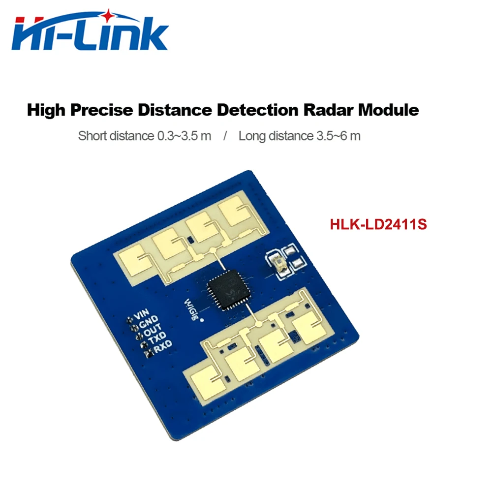 

Free Ship 24G Hi-Link HLK-LD2411-S mmWave Radar Sensor Distance Detection Module