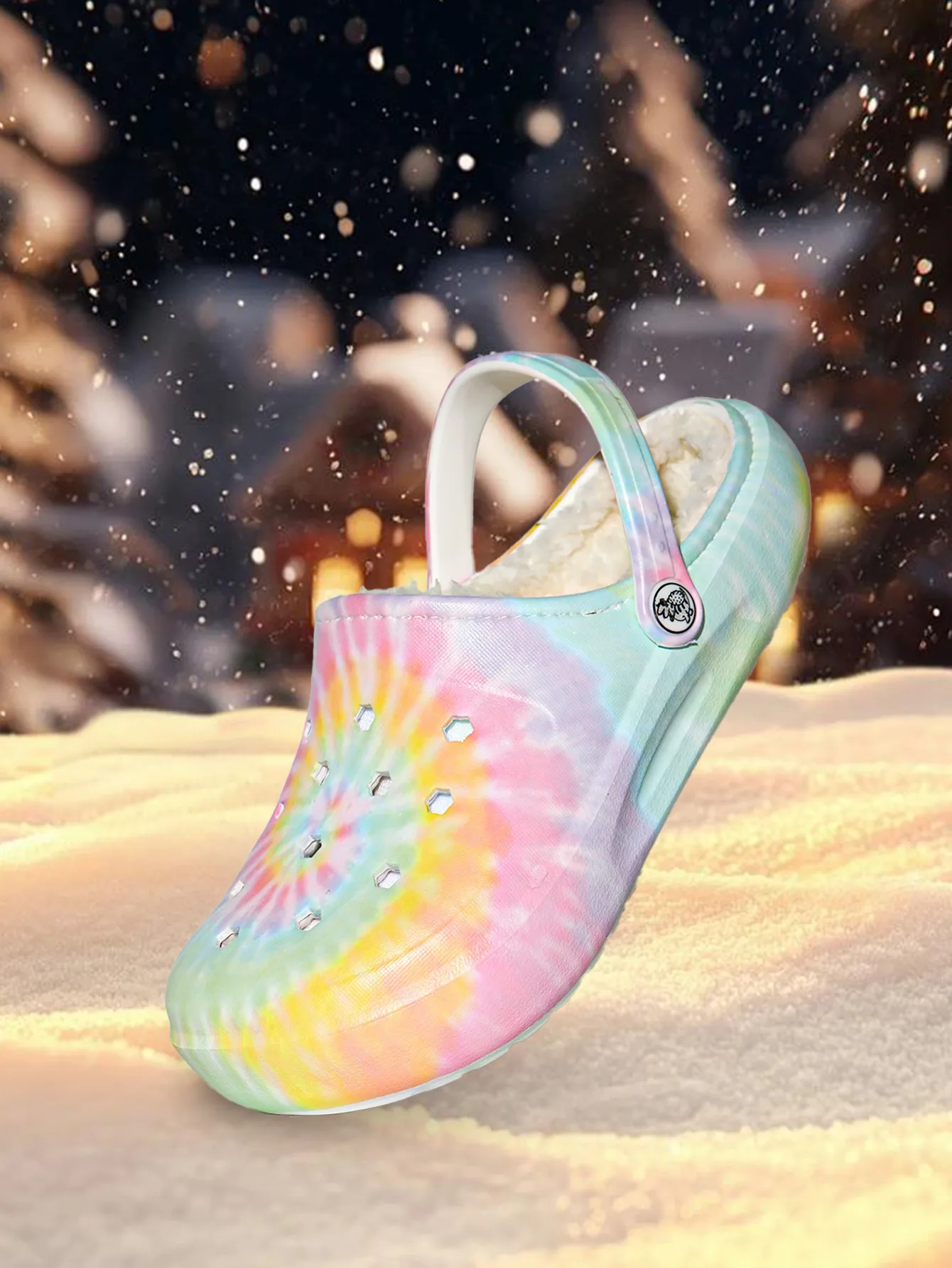 Damen-Winter-Clogs, Modisch und Lässig, für Drinnen und Draußen Tragbar 666 – Detail 7