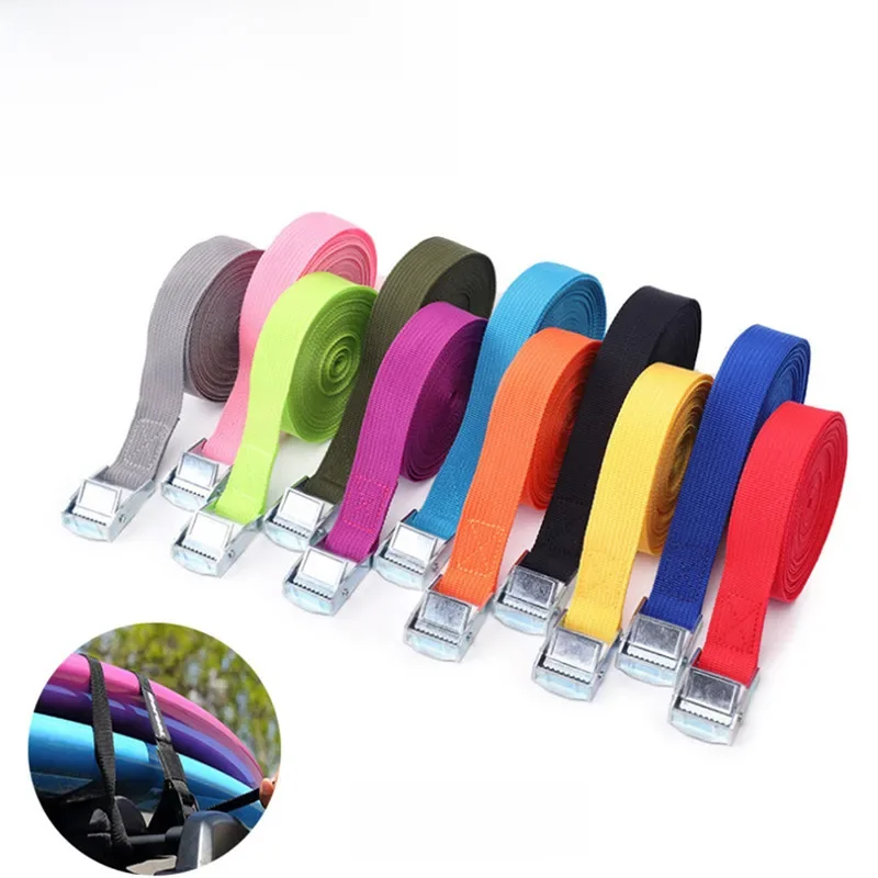 AliExpress Buckle Tie-Down Belt Cargo Straps for Car Truck Motorcycle Bike Tow Rope Strong Ratchet Binding Belt