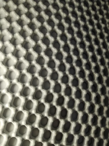 Customer review photo for Honeycomb Cat Litter Mat