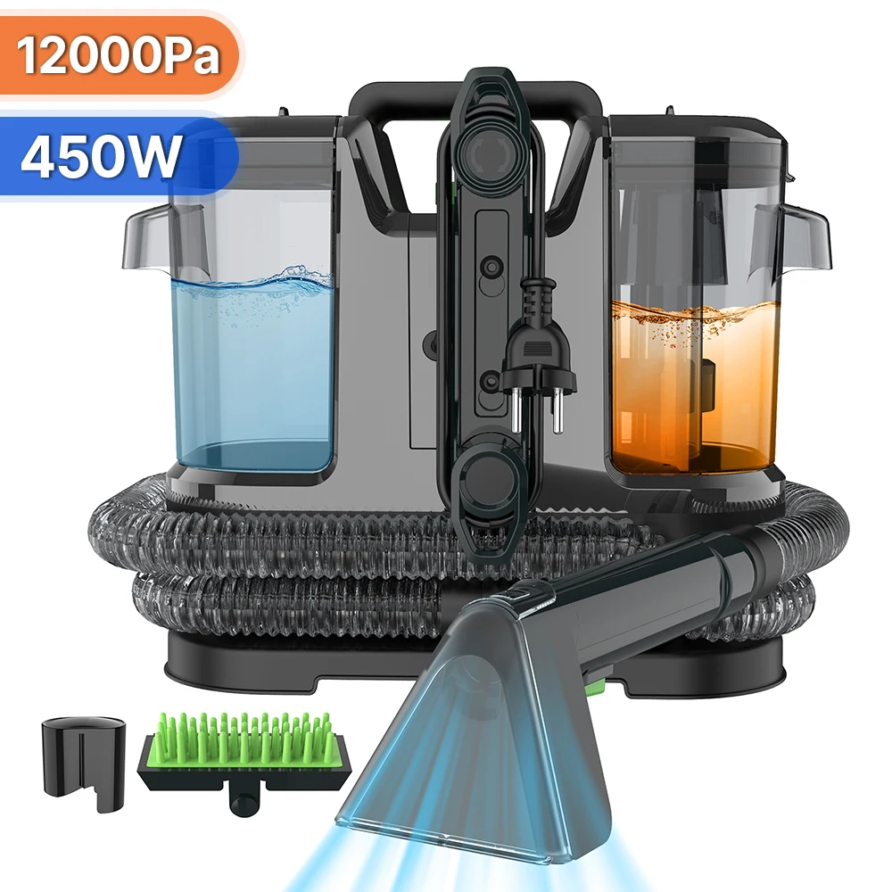 Spot Cleaner 750W 11/15KPa Handheld Tapijtreiniger voor Sofa Gordijn Spray Zuig Geïntegreerde Machine Huishoudelijke Schone Machine