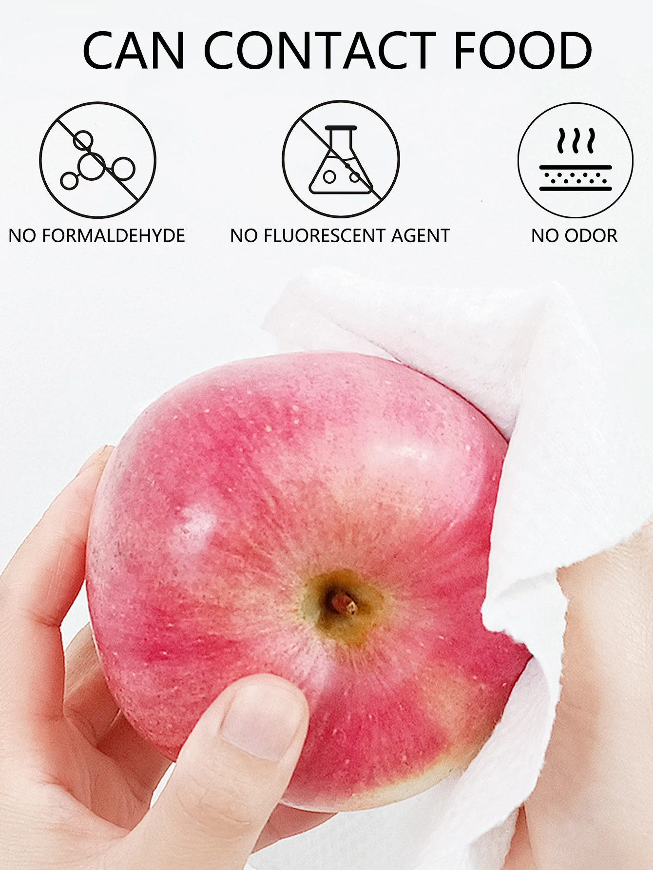 50 قطعة من مناشف غسيل الوجه للاستعمال مرة واحدة لتنظيف الوجه، للاستخدام الرطب والجاف، قابلة لإعادة الاستخدام، وإزالة المكياج الناعم، والمناشف غير المنسوجة #4