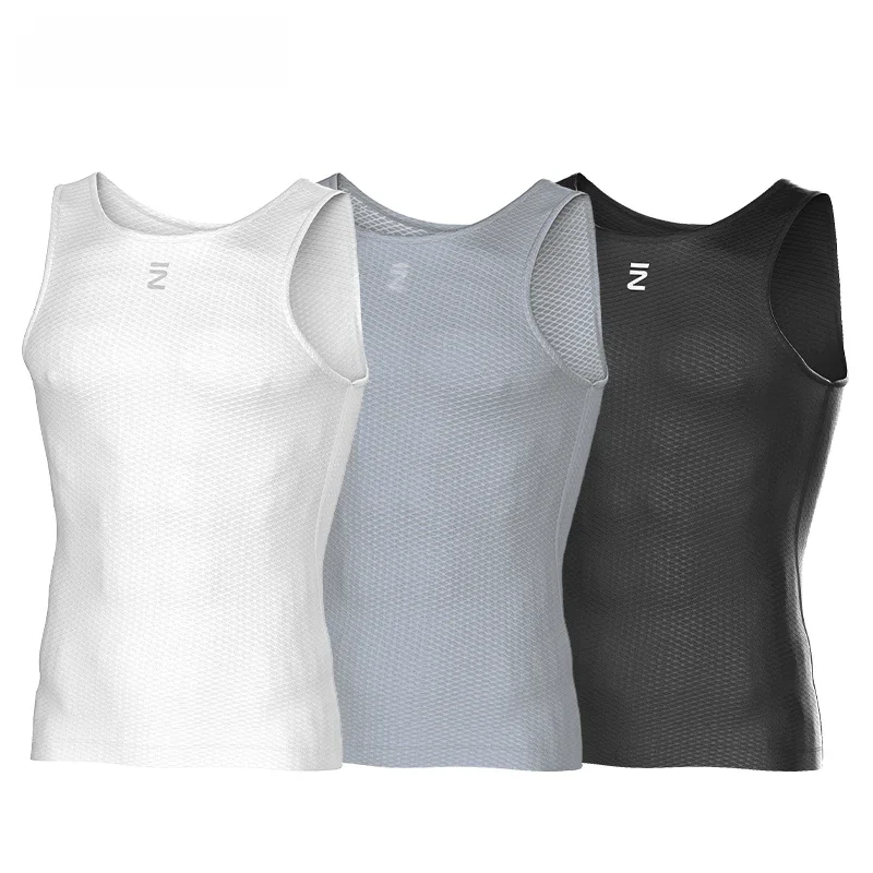 AliExpress INBIKE Man Cycling Base Layer Sleeveless Quick Dry Bicycle Undershirts Vest Road Bike MTB Clothing Mesh Cycle Underwear Clothes